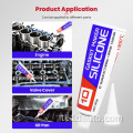 Asul na mataas na temperatura engine silicone sealant super 3